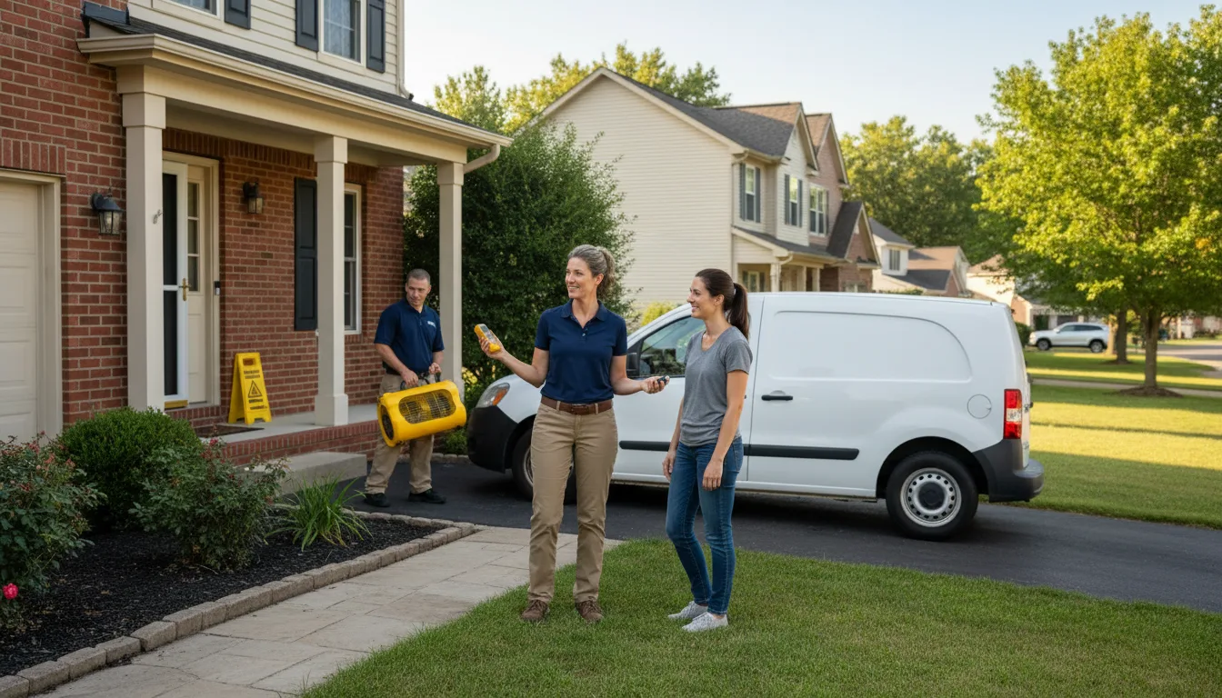 Water restoration image for Flood Water Cleanup, Removal And Restoration Services in Cooksville, IL